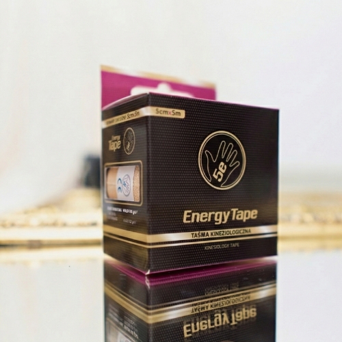 Nylonowe tejpy Energy 5E z technologią 4-way stretch. Ultra-elastyczne taśmy dla tancerzy, gimnastyczek i siatkarzy – działają jak druga skóra.
