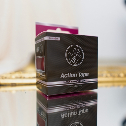 Wodoodporne taśmy syntetyczne Action 5E do pływania i biegania. Szybkoschnące tejpy na basen, triathlon i dla osób mocno pocących się.